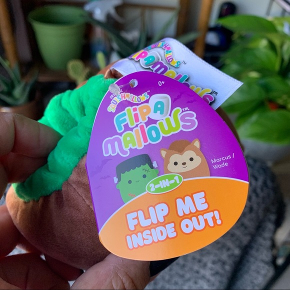 Wade and Marcus Flip A Mallows Frankenstein and Monkey Squishmallows - Picture 6 of 6